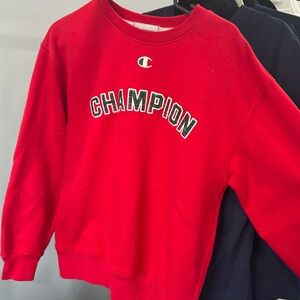 Champion Plaid Crewneck